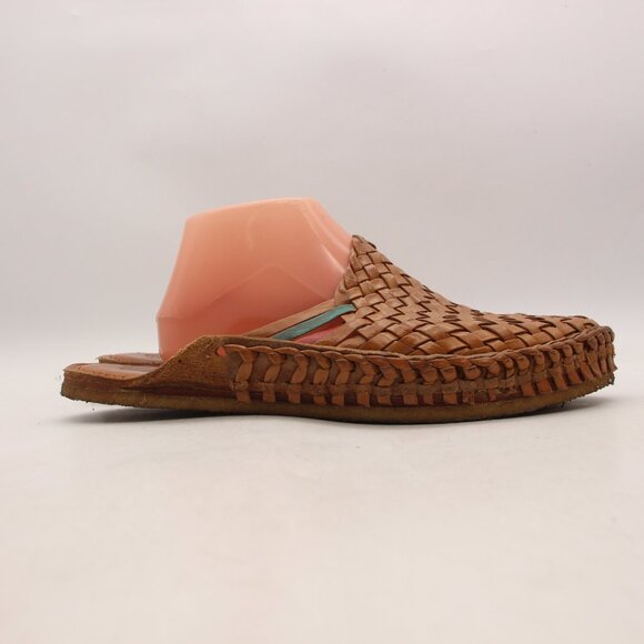 Mohinders Shoes - Mohinders Woven City Slipper Sandals Woman’s Size 11 In Honey And Stripes